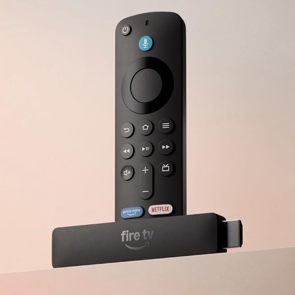Amazon Fire TV Stick HD (dernier modèle), télévision gratuite et en direct, télécommande vocale Alexa, alimentée par le téléviseur, installation facile, recherche plus rapide des programmes grâce à Alexa+