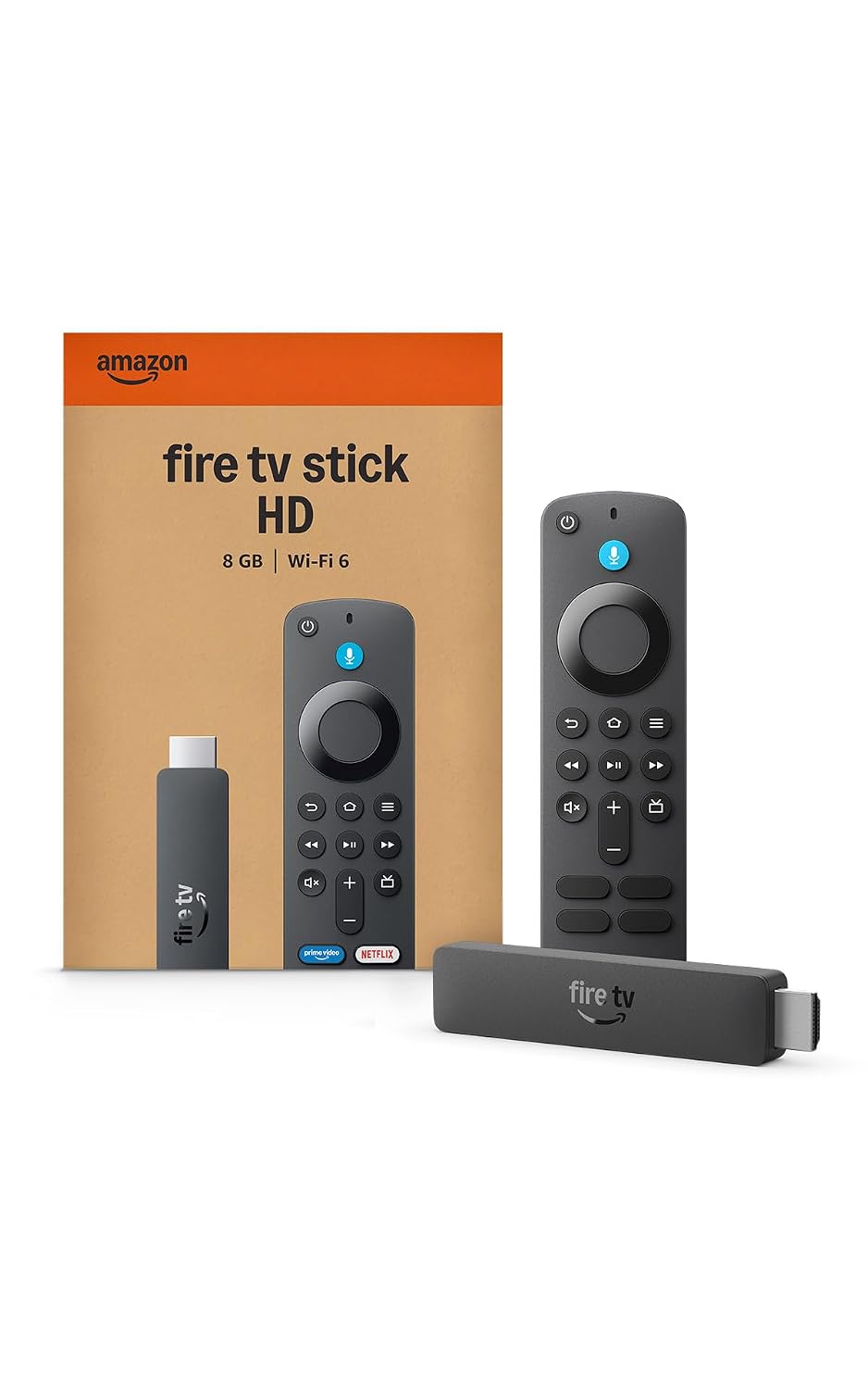 Second image of Amazon Fire TV Stick HD (dernier modèle), télévision gratuite et en direct, télécommande vocale Alexa, alimentée par le téléviseur, installation facile, recherche plus rapide des programmes grâce à Alexa+